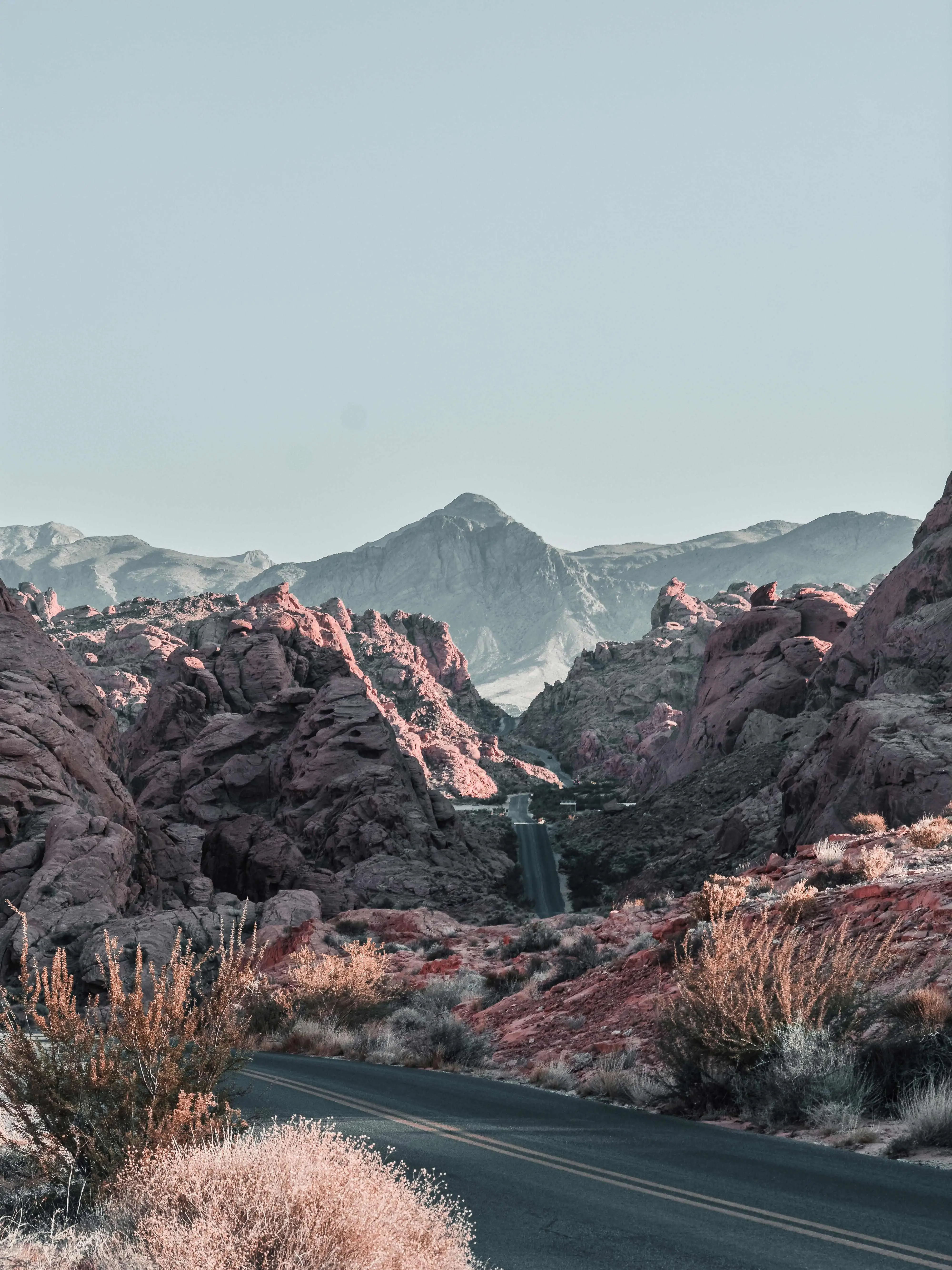Road in desert